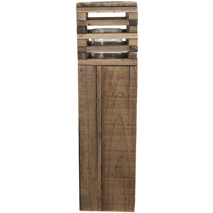 Clayre & Eef 6H2088 Lanterna marrone 14x14x52 cm