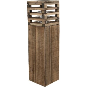 Clayre & Eef 6H2088 Lanterna marrone 14x14x52 cm