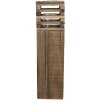 Clayre & Eef 6H2088 Lanterna marrone 14x14x52 cm
