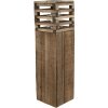 Clayre & Eef 6H2088 Lanterna marrone 14x14x52 cm