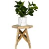 Clayre & Eef 6H2094 Fioriera da tavolo marrone 22x22x25 cm