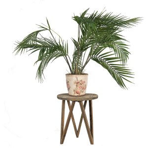 Clayre & Eef 6H2101 Tavolo Fioriera Marrone Ø 30x36 cm