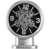 Clayre & Eef 6KL0746 Orologio da tavolo color argento 24x8x30 cm