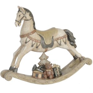 Clayre & Eef 6PR0036 Decorazione natalizia Cavallo a...