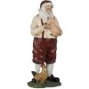 Clayre & Eef 6PR4755 Babbo Natale 11x9x27 cm Rosso, Beige