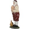 Clayre & Eef 6PR4755 Babbo Natale 11x9x27 cm Rosso, Beige