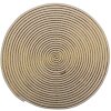 Clayre & Eef 6RO0530 Tovaglietta in rattan bianco Ø 51x1 cm