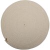 Clayre & Eef 6RO0530 Tovaglietta in rattan bianco Ø 51x1 cm