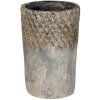 Clayre & Eef 6TE0365S Vaso da fiori per interni grigio Ø 12x19 cm
