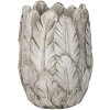 Clayre & Eef 6TE0367 Vaso da fiori per interni grigio Ø 15x21 cm