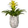 Clayre & Eef 6TE0367 Vaso da fiori per interni grigio Ø 15x21 cm