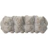 Clayre & Eef 6TE0373 Vaso da fiori per interni Rabbit Grey 33x19x11 cm