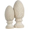 Clayre & Eef 6TE0393M Cono di abete Deco Beige Ø 13x31 cm
