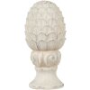 Clayre & Eef 6TE0394 Cono di abete Deco Beige Ø 10x18 cm