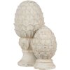 Clayre & Eef 6TE0394 Cono di abete Deco Beige Ø 10x18 cm