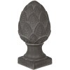 Clayre & Eef 6TE0398M Cono Deco in abete grigio Ø 13x26 cm