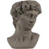 Clayre & Eef 6TE0399M Vaso da fiori per interni Busto Beige, Grigio 14x13x21 cm