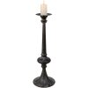 Clayre & Eef 6Y4468 Candeliere nero Ø 15x45 cm