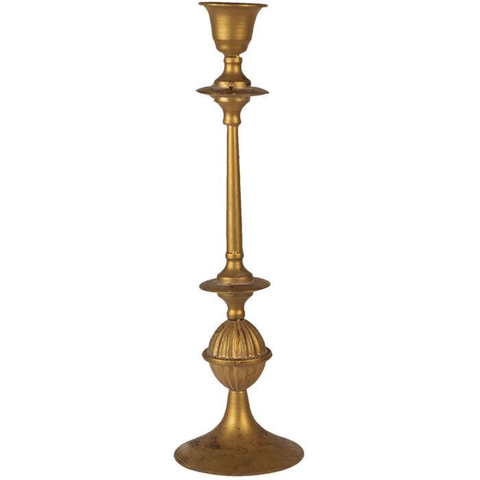 Clayre & Eef 6Y4478 Candeliere color oro Ø 15x53 cm