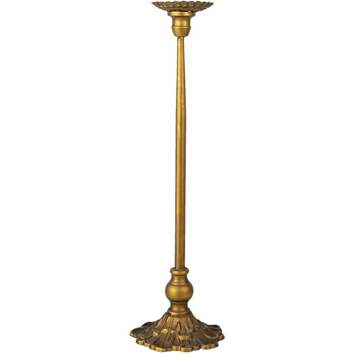 Clayre & Eef 6Y4480L Candeliere color oro Ø 14x51 cm