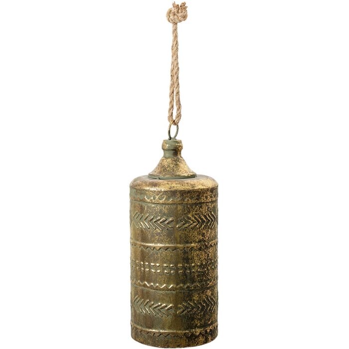 Clayre & Eef 6Y4544 Campanello in ghisa color rame Ø 13x31 cm