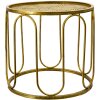 Clayre & Eef 6Y4552 Tavolino color oro Ø 41x37 cm