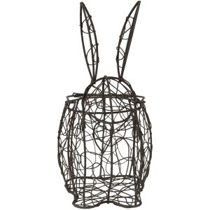 Clayre & Eef 6Y4659 Cestino per conigli marrone 20x12x24 cm