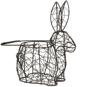 Clayre & Eef 6Y4659 Cestino per conigli marrone 20x12x24 cm