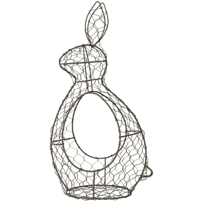 Clayre & Eef 6Y4662 Cestino per conigli marrone 18x15x38 cm