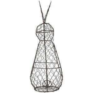 Clayre & Eef 6Y4662 Cestino per conigli marrone 18x15x38 cm