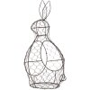 Clayre & Eef 6Y4662 Cestino per conigli marrone 18x15x38 cm