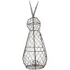 Clayre & Eef 6Y4662 Cestino per conigli marrone 18x15x38 cm