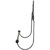 Clayre & Eef 6Y4676 Porta rotolo da cucina nero 44x10x29 cm