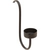 Clayre & Eef 6Y4715 Portacandele nero 4x9x18 cm