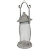 Clayre & Eef 6Y4717 Lanterna grigia Ø 15x44 cm
