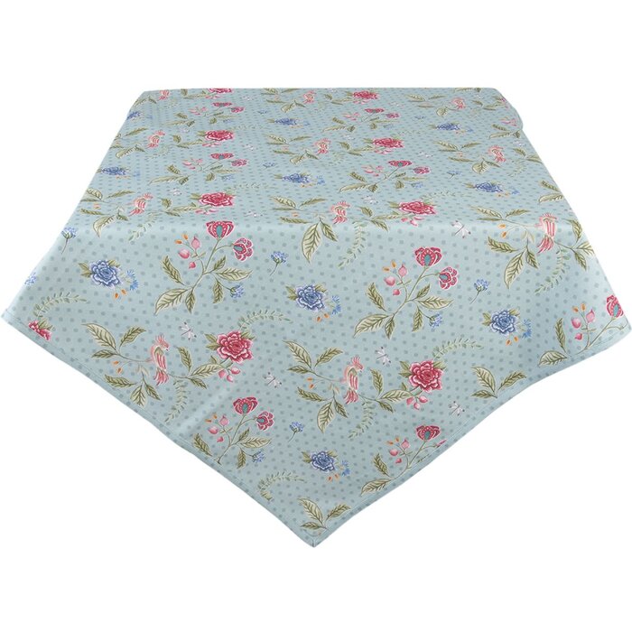 Clayre & Eef BLW03 Tovaglia blu 130x180 cm