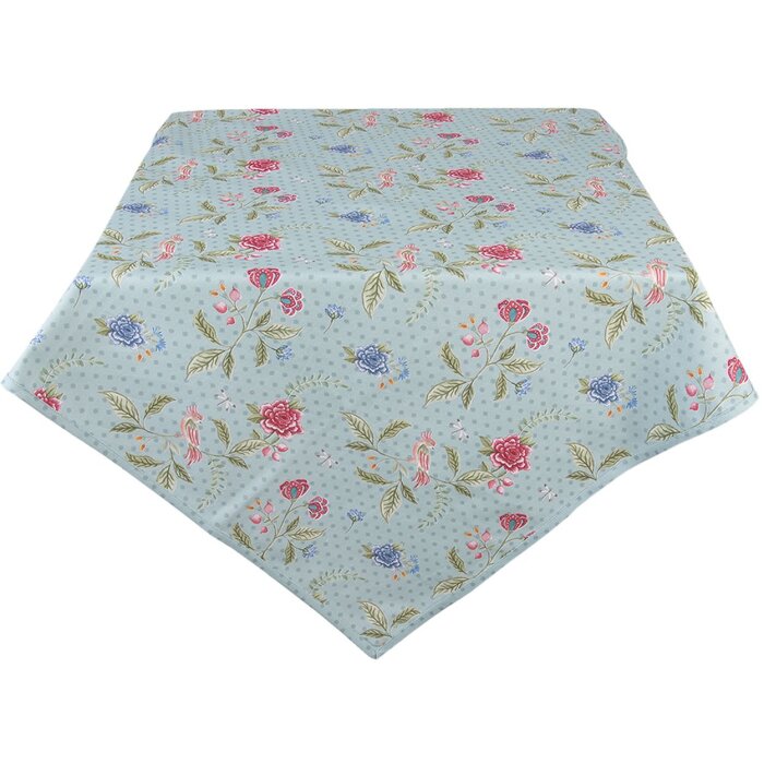 Clayre & Eef BLW05 Tovaglia blu 150x250 cm