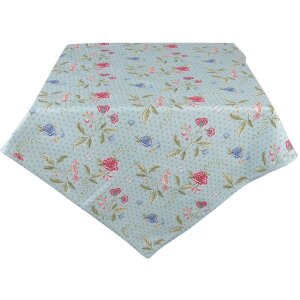 Clayre & Eef BLW15 Tovaglia quadrata blu 150x150 cm