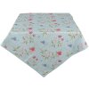 Clayre & Eef BLW15 Tovaglia quadrata blu 150x150 cm