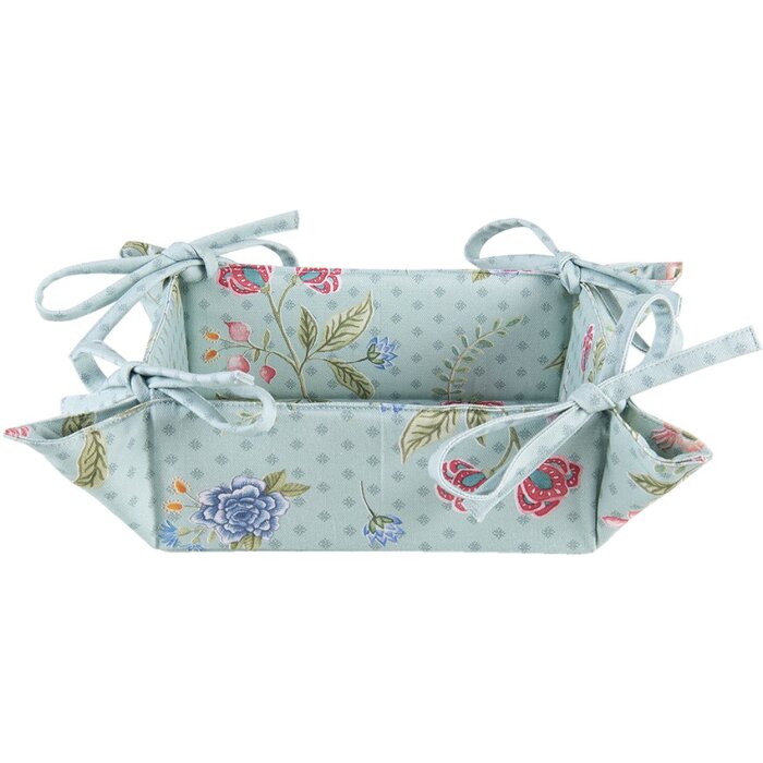 Clayre & Eef BLW47 Cestino per il pane blu 35x35x8 cm