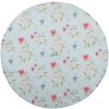 Clayre & Eef BLW48 Asciugamano da tè blu Ø 80 cm