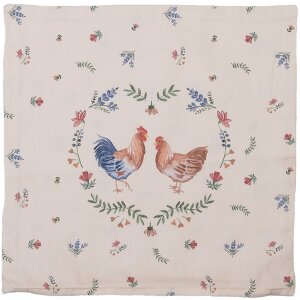 Clayre & Eef CAR21 Copricuscino Beige 40x40 cm