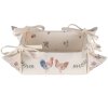 Clayre & Eef CAR47 Cestino per pane beige 35x35x8 cm