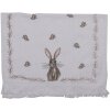 Clayre Eef CTREB1 Asciugamano per ospiti bianco 40x66 cm