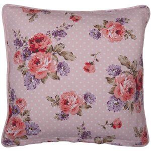 Clayre & Eef DTR21 Copricuscino Rosa, Lilla 40x40 cm