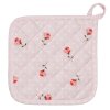 Clayre & Eef DTR45 Portavaso Bianco, Verde 20x20 cm