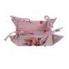 Clayre & Eef DTR47 Cestino per il pane rosa, lilla 31x31x8 cm