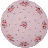 Clayre & Eef DTR48 Asciugamano da tè Rosa, Lilla Ø 80 cm