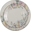 Clayre & Eef FLOFP Piatto da tavola Bianco Ø 26x2 cm