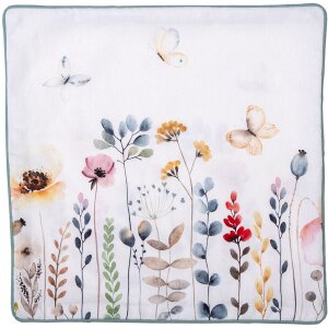 Clayre & Eef FOB21 Copricuscino Verde, Rosa, Blu 40x40 cm